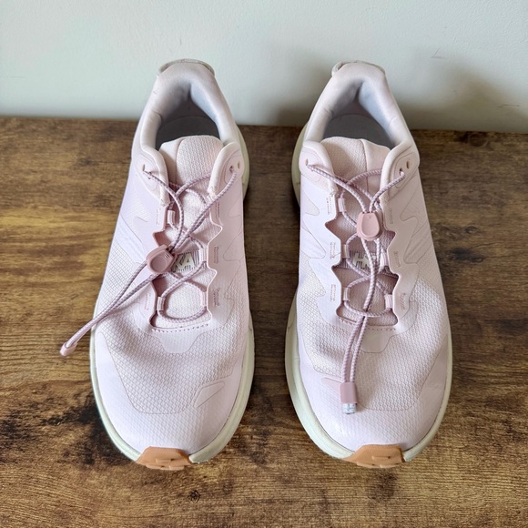 HOKA ONE ONE Transport Women’s Size 8 Cosmic Pearl Oat Milk Sneakers - Picture 3 of 11